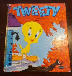 TWEETY ~ vintage children's Whitman Tell-A-Tale Book ~ City Zoo near Kalamazoo! - Foto 1 di 9