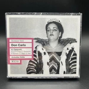 Giuseppe Verdi - Don Carlo - Cerquetti Barbier Myto - CD New  Historical 1956 - Imagen 1 de 3