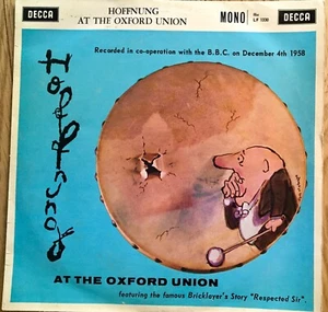 HOFFNUNG AT THE OXFORD UNION 10" VINYL LP LF 1330 LP 1958 DECCA - Picture 1 of 2