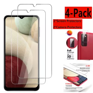 For Samsung GalaxyA03 A02S A03S A04S A12 A13 A14 A15 5G Tempered Glass Protector - Picture 1 of 16