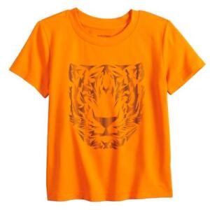 2T Tiger Orange Toddler Boys Jumping Beans Tee Shirt New With Tags Orig Pakging