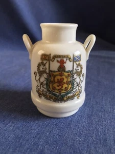 W H Goss. Royal Arms Of Scotland. Boulogne Milk Can. Rarer Crest. No Lid. (KSL) - Picture 1 of 4