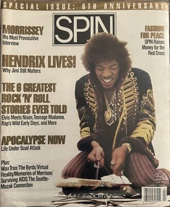 SPIN Magazine (APRIL 1991) JIMI HENDRIX - 6th Anniversary - Picture 1 of 1