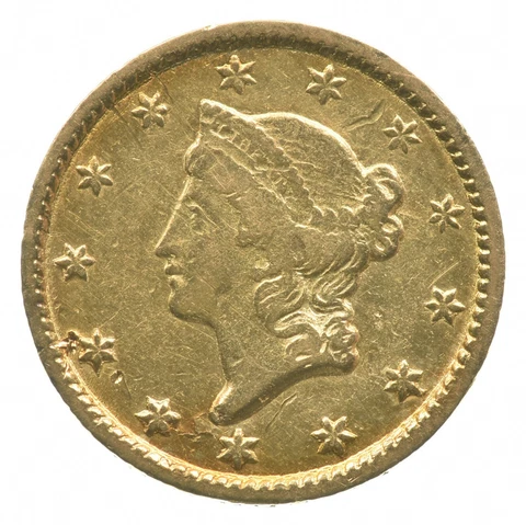 1853-C $1 Liberty Head Gold Dollar Piece *2633 Cover