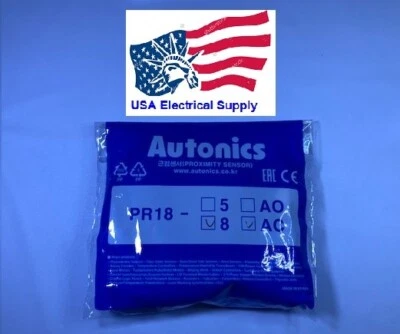 PR18-8AC Autonics Inductive Proximity Sensor  100-240VAC - Image 1 of 3