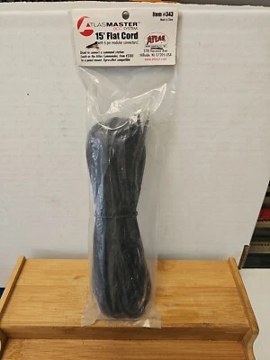 Система Atlas Master DCC ~ #343 ~ 15-дюймовый плоский шнур с 6-контактными модульными разъемами ~  - Изображение 1 из 3