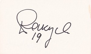 ROBERT WARZYCHA SIGNED AUTO'D INDEX CARD 3X5 IC EVERTON COLUMBUS CREW