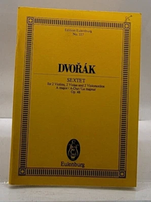 Antonín Dvořák Sextet for 2 Violins, Violas & Violoncellos Full Score - Image 1 of 4