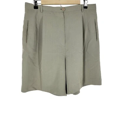 Pantalones Cortos de Golf Vintage Deportivos Haley Plisados Beige Mezcla de Poliéster Talla 14 Normcore Foto 1 de 3