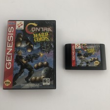 Contra Hard Corps Sega Genesis AUTHENTIC Tested No Manual Good Working Free Ship
