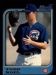 1997 Bowman Chicago Cubs Baseball Card #383 Todd Noel RC