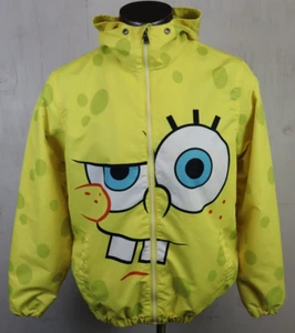 Nickelodeon x Members Only Jacket Spongebob Squarepants Size M Full Zip Hooded - Picture 1 of 9