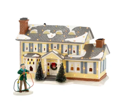 Набор из 2 рождественских каникул Dept 56 THE GRISWOLD HIDAY HOUSE & FIRE IT UP DAD - Изображение 1 из 4
