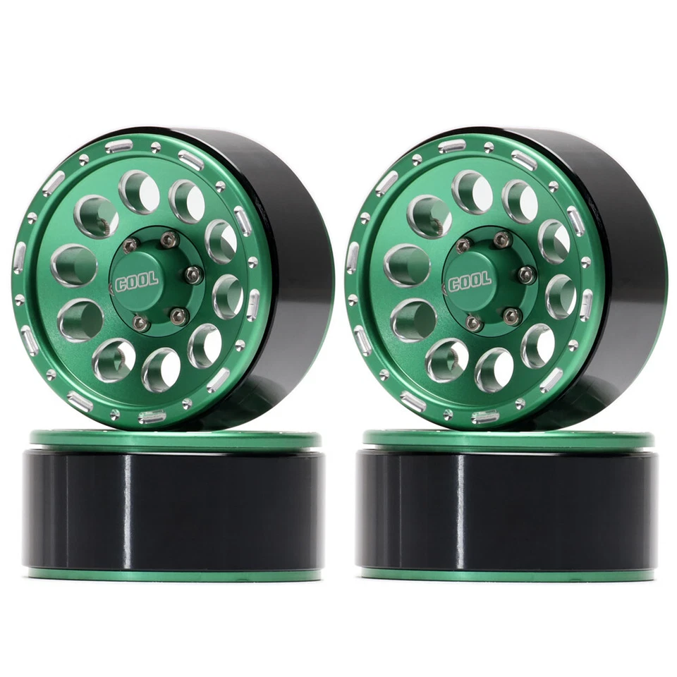 1.9“ Alloy Beadlock Wheel Rim RC Hub for 1/10 RC Car Crawler Axial SCX10 Traxxas - Image 1 of 4