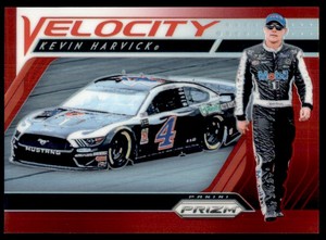 2019 Panini Prizm Prizms Red #75 Kevin Harvick VEL /50