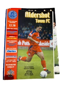 ALDERSHOT TOWN V ACCRINGTON STANLEY -CONFERENCE - 16/10/2004. - Bild 1 von 1