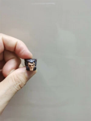 Modelo esculpido con cabeza de Logan Wolverine de cómics 1:18 para cuerpo de figura masculina de 3,75"" Foto 1 de 4