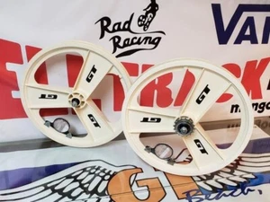 12 GT BMX Wheel Rim Decals Stickers Bike Mags Custom Sizes Colours Cycling Retro - Picture 1 of 15