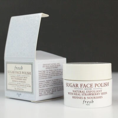 Fresh Sugar Face Polish Natural Exfoliant w/ Real Strawberries Travel Mini Size - Image 1 of 4