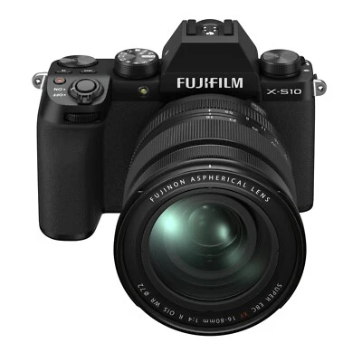 Fujifilm X-S10 mit Objektiv XF 16-80mm 4.0 R OIS WR NEU OVP vom Fachhändler - Bild 1 von 2