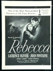 1946 Vintage Movie Print Ad REBECCA Hitchcock Olivier Fontaine