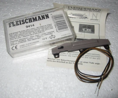 FLEISCHMANN 9414 N CLIP-ON ELECTRIC POINT MOTOR FOR UNCOUPLER TRACK 9114 6922 A - Image 1 of 4