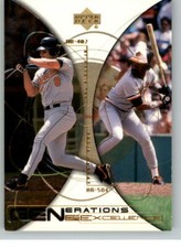 2000 UPPER DECK HITTER'S CLUB GENERATIONS OF EXCELLENCE ASSORTED SINGLES U-PICK