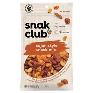 Snak Club Cajun Style Snack Mix, 6.75 oz, 12 Pack – Spicy & Flavorful Crunch - Picture 1 of 1