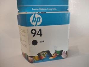 New old stock HP 94 Black Ink Printer Cartridge New In Package Original Exp 2008 - Picture 1 of 3