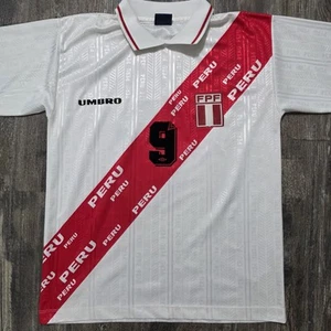 1997 Umbro Peru Home Fußball Trikot Flavio Maestri Herren S Mundial Francia 98 - Bild 1 von 11
