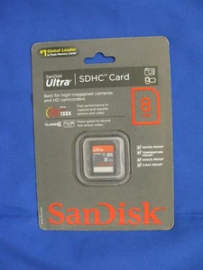 SANDISK 8GB SD CARD - BRAND NEW - Picture 1 of 2
