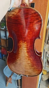 Red Antique 4/4 Handmade Violin with free case  shipping ( TAX INCLUDED TO USA ) - Picture 1 of 5