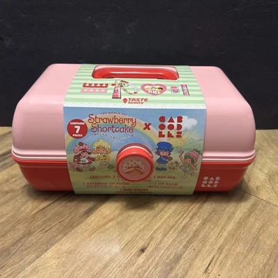 Strawberry Shortcake X Caboodles Organizador de Maquillaje Juego de 7 Piezas NUEVO 2025 RARO  Foto 1 de 4
