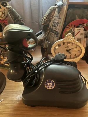 Vintage INTRUDER 5 QUICKSHOT Computer Pilot Joystick IBM Model No. QS-148-Black - Image 1 of 4