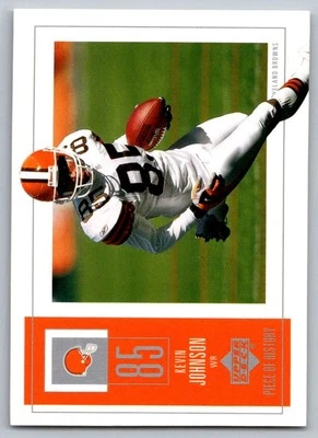 2002 UD Piece of History Kevin Johnson Cleveland Browns #24 - Image 1 of 2