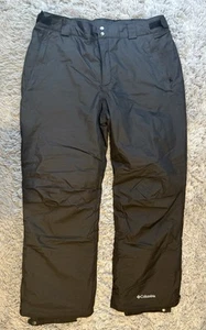 COLUMBIA - Nearly New Mens Black Omni-Tech Ski Snow Pants - Size XL - Picture 1 of 11