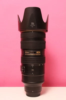 Nikon Nikkor AF-S 70-200mm f/2.8 G ED VR II (2) Lens F Mount FX Telephoto GOOD - image 1 of 4