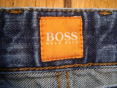HUGO BOSS NARANJA JEANS HOMBRE SLIM RECTO TALLA 33 X 32 ¡GENIAL! Foto 1 de 4
