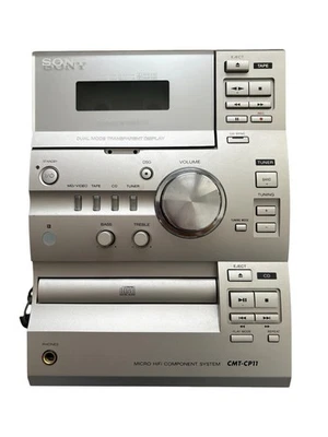 Sony CMT-CP11 Micro HiFi Component System CD Player Works Cassette Player Broken - Image 1 of 4