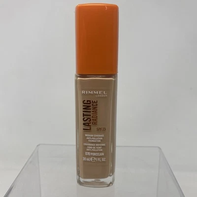 Rimmel London Lasting Radiance Liquid Foundation | 70 Porcelain | SPF 25 - Image 1 of 4
