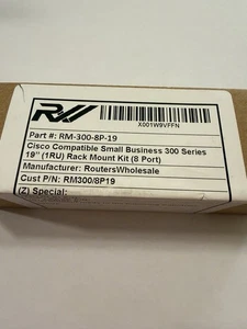 Cisco kompatibles Small Business 300 Series 19" (1 HE) Rack Mount Kit (8 Ports) - Bild 1 von 3