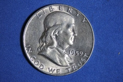 Estate Find 1959 D- Franklin Half Dollar #K57237 - Image 1 of 2