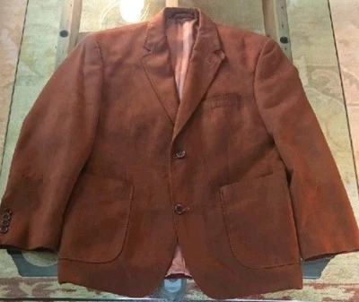 Chaqueta deportiva marrón Neiman Marcus Designer Collections, 38/S, marrón. Foto 1 de 4