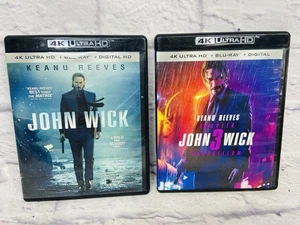 John Wick Lot 1 & 3 Keanu Reeves, 4k UHD Blu-ray - Picture 1 of 3