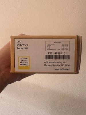 OKI Pro8432WDT YELLOW Toner - 46397101 - 10K Page Yield printer crio - Image 1 of 2