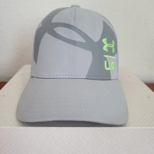 Under Armour Boys Billboard 3.0 Baseball Cap Color: Grey Steel Size: Youth S/M - Picture 1 of 11