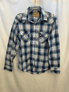 wrangler retro pearl snap shirt large - Picture 1 of 5