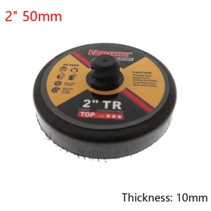 2" 50mm Hook and Loop Backing Plate Pad Buffing Polishing Sanding Disc Thread TR - Picture 1 of 11