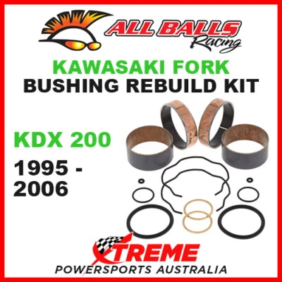 38-6063 Kawasaki KDX200 KDX 200 1995-2006 MX Off Road Fork Bushing Kit - Image 1 of 2