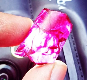 34.10 Ct Natural Bloody Ruby Rough Certified Loose Gemstone With Free Gift - Picture 1 of 7